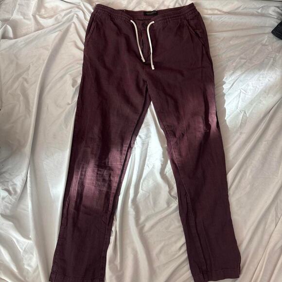 Burgundy scotch soda joggers - Picture 1 of 6